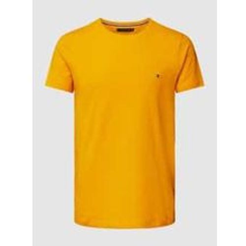 Slim Fit T-Shirt mit Logo-Stitching - Tommy Hilfiger - Modalova