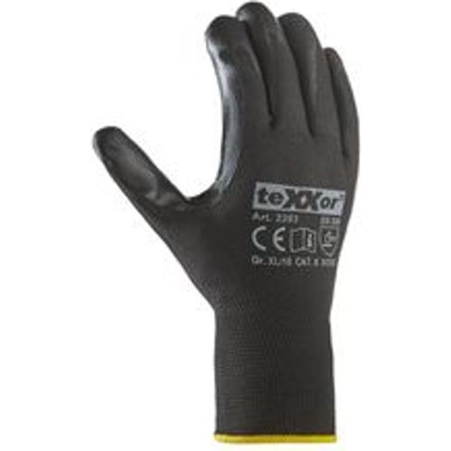 TeXXor® Nitril-Handschuhe polyester, Schwarz - TRIZERATOP - Modalova