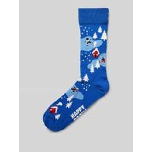 Socken mit Motiv-Stitching Modell 'Winter Night' - Happy Socks - Modalova