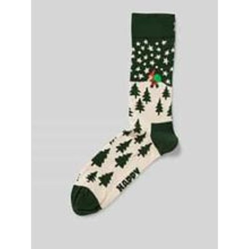 Socken mit Motiv-Stitching Modell 'Santa on the Way' - Happy Socks - Modalova