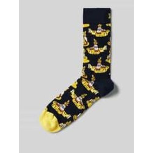 Socken mit Label-Stitching Modell 'Beatles' - Happy Socks - Modalova