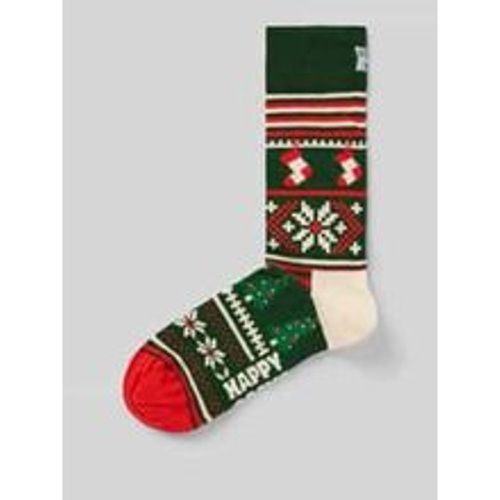 Socken mit Motiv-Print Modell 'Christmas Sweater' - Happy Socks - Modalova