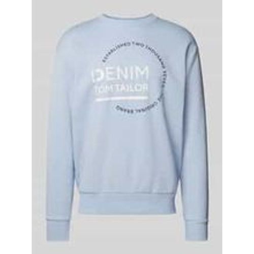 Sweatshirt mit Logo-Print - Tom Tailor Denim - Modalova