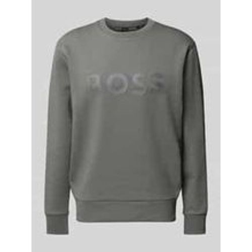 Sweatshirt mit Label-Schriftzug Modell 'Salbo' - BOSS Green - Modalova