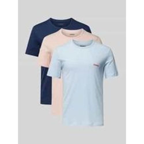 Regular Fit T-Shirt mit Label-Print im 3er-Pack - HUGO - Modalova