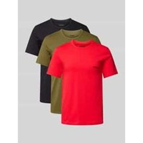 Regular Fit T-Shirt mit Label-Print im 3er-Pack - HUGO - Modalova