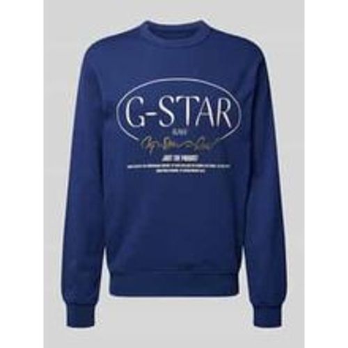 Sweatshirt mit Label-Print - G-Star Raw - Modalova