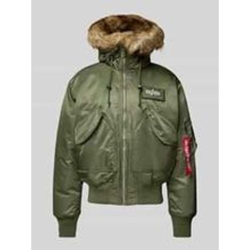 Bomberjacke mit Label-Detail - alpha industries - Modalova