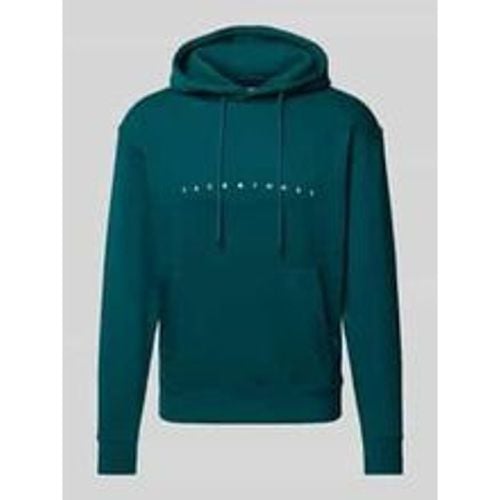 Hoodie mit Label-Print - jack & jones - Modalova