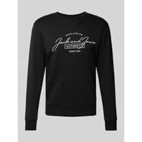 Sweatshirt mit Label-Print Modell 'FERRIS' - jack & jones - Modalova