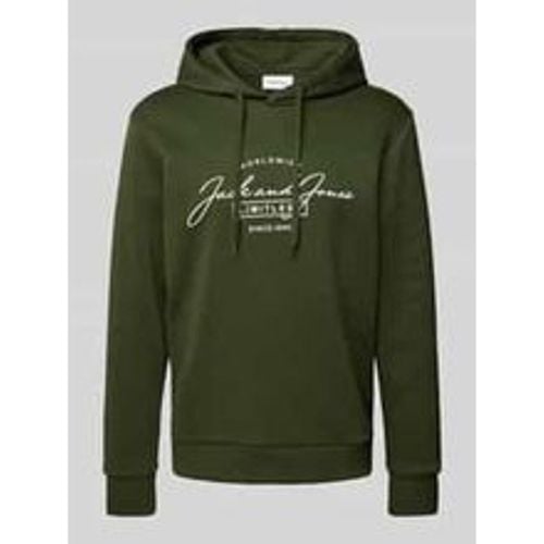 Hoodie mit Label-Print Modell 'FERRIS' - jack & jones - Modalova