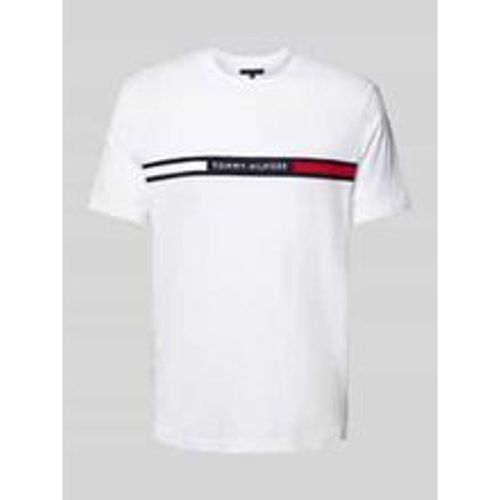 Regular Fit T-Shirt mit Label-Stitching - Tommy Hilfiger - Modalova