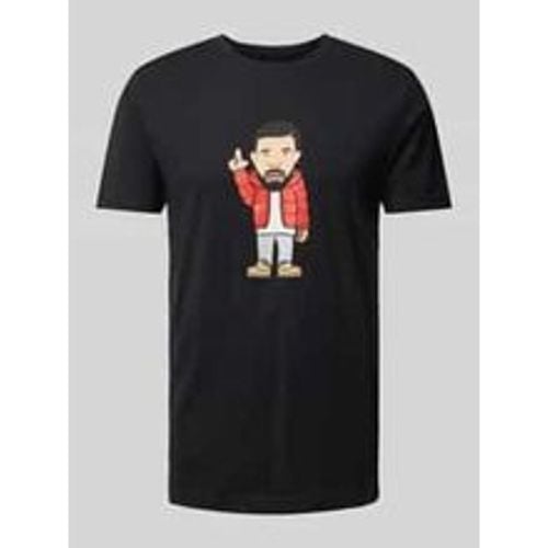 T-Shirt mit Rundhalsausschnitt Modell 'KANADA SKETCH' - mister tee - Modalova