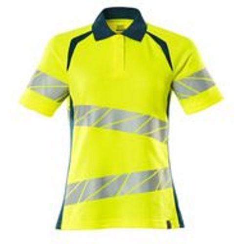 Damen-Polo-shirt 19093-771-1744 Gr. 4XL hi-vis gelb/dunkelpetroleum - Mascot - Modalova