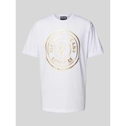 T-Shirt mit Label-Print Modell 'CJ00T' - Versace Jeans Couture - Modalova