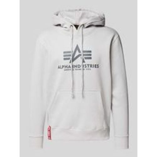 Hoodie mit Label-Print - alpha industries - Modalova