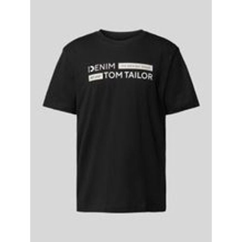 T-Shirt mit Label-Print Modell 'Type H' - Tom Tailor Denim - Modalova