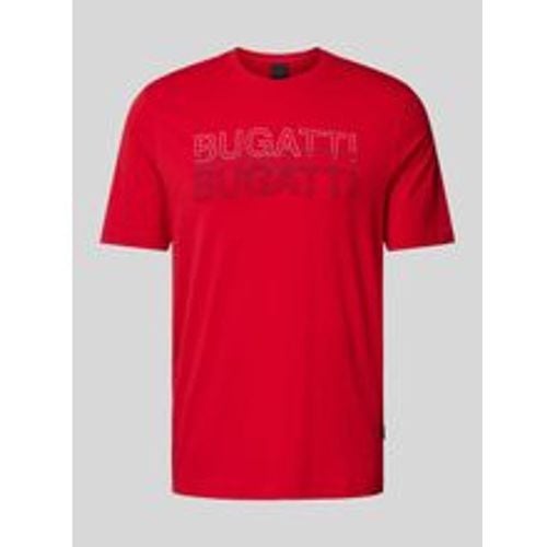 T-Shirt mit Label-Print - Bugatti - Modalova