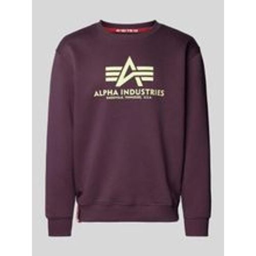 Sweatshirt mit Label-Print - alpha industries - Modalova