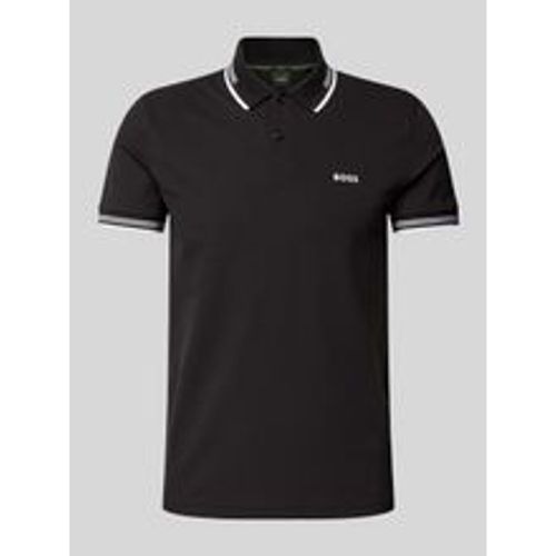 Slim Fit Poloshirt mit Label-Print Modell 'Paul' - BOSS Green - Modalova