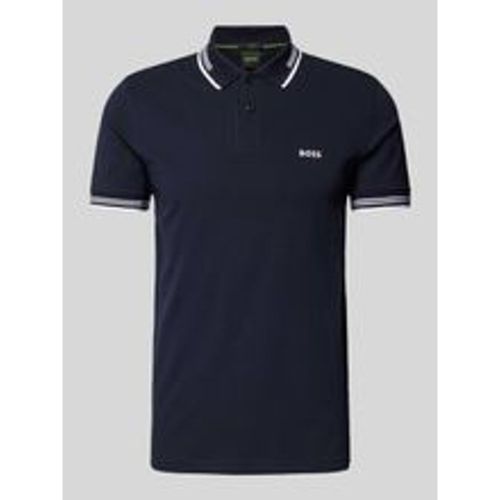 Slim Fit Poloshirt mit Label-Print Modell 'Paul' - BOSS Green - Modalova