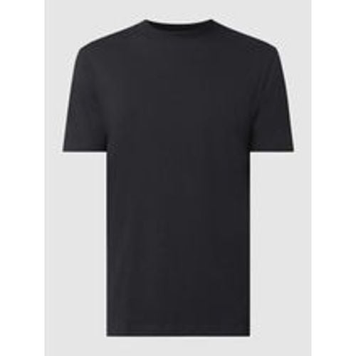 T-Shirt mit geripptem Rundhalsausschnitt Modell 'RELAXCOLMAN' - Selected Homme - Modalova