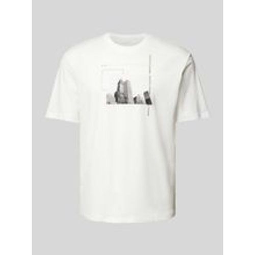 T-Shirt mit Label-Print Modell 'NewYork Building' - Armani Exchange - Modalova