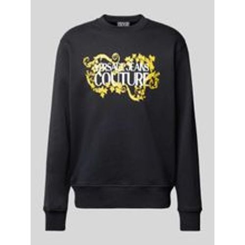 Sweatshirt mit Label-Print - Versace Jeans Couture - Modalova