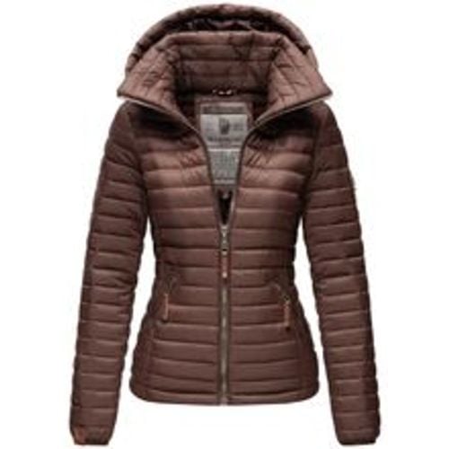 Damen Stylische Steppjacke Übergangsjacke mit abnehmbarer Kapuze Löwenbaby - Marikoo - Modalova