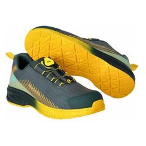 Safety Halbschuh footwear customized F1601-909 Gr. 0837 forest green/sunflower yellow - Mascot - Modalova