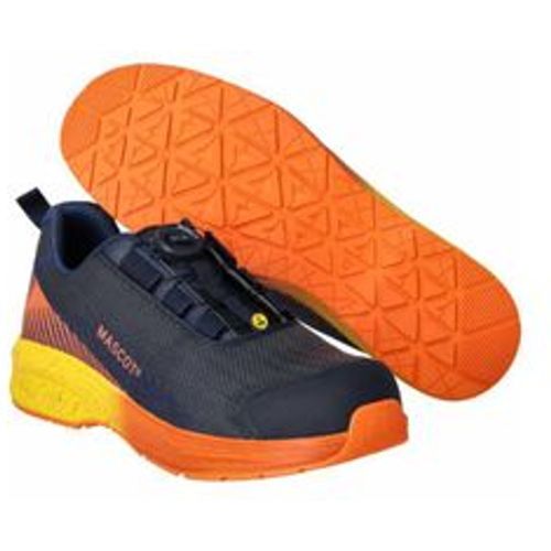 Safety Halbschuh footwear customized F1601-909 Gr. 0836 dark navy/bright orange - Mascot - Modalova