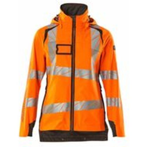 Hard Shell Jacke, Damen, leichtem Futter Jacke Gr. 2XL, hi-vis orange/dunkelanthrazit - Mascot - Modalova