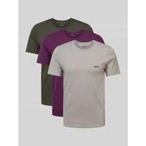 T-Shirt mit Label-Stitching im 3er-Pack - Boss - Modalova