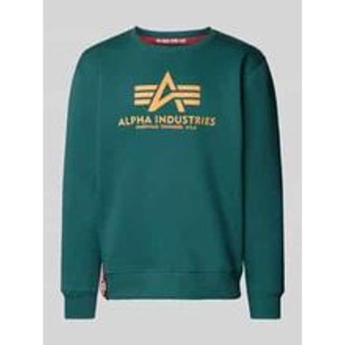 Sweatshirt mit Label-Print - alpha industries - Modalova