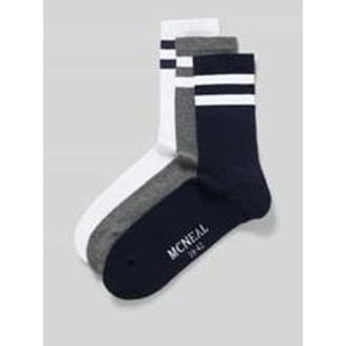 Socken mit elastischem Rippenbündchen im 3er-Pack - McNeal - Modalova