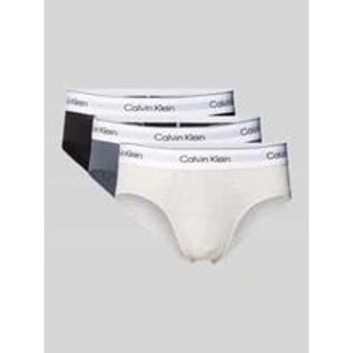 Slip mit Label-Bund im 3er-Pack - Calvin Klein Underwear - Modalova