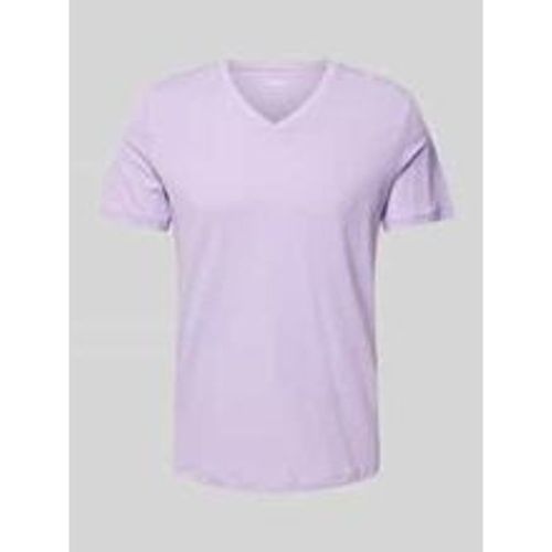 Regular Fit T-Shirt aus reiner Baumwolle mit V-Ausschnitt - s.Oliver RED LABEL - Modalova