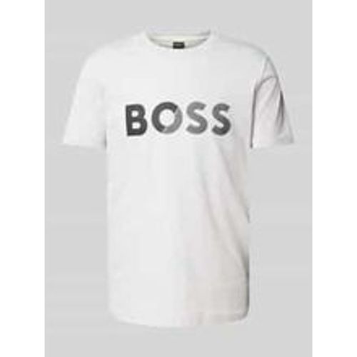 T-Shirt mit Label-Print - BOSS Green - Modalova