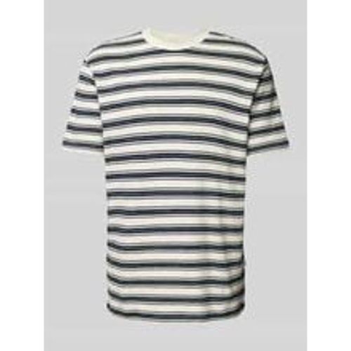 T-Shirt mit Streifenmuster - Selected Homme - Modalova