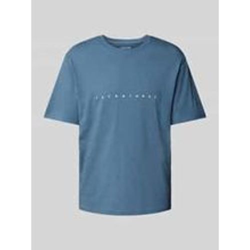 T-Shirt mit Label-Print Modell 'STAR' - jack & jones - Modalova