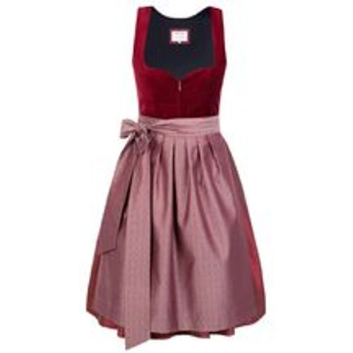 Midi Dirndl Lilly Samt Rot - Fashion24 DE - Modalova