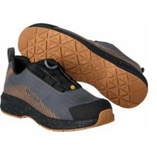 Safety Halbschuh footwear customized F1601-909 Gr. 1046 stone grey/nut brown - Mascot - Modalova