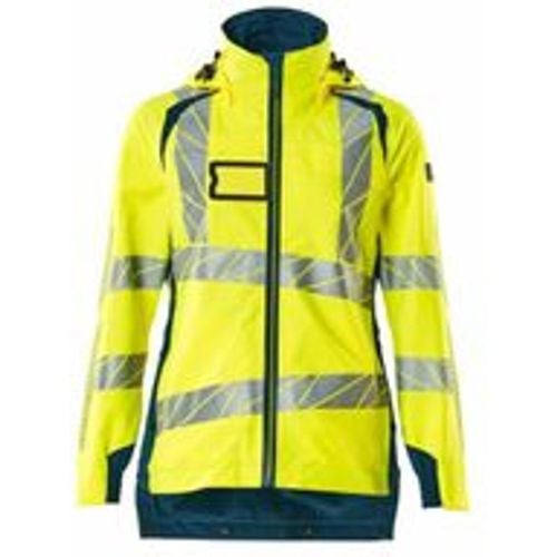 Hard Shell Jacke, Damen, leichtem Futter Jacke Gr. 3XL, hi-vis gelb/dunkelpetroleum - Mascot - Modalova