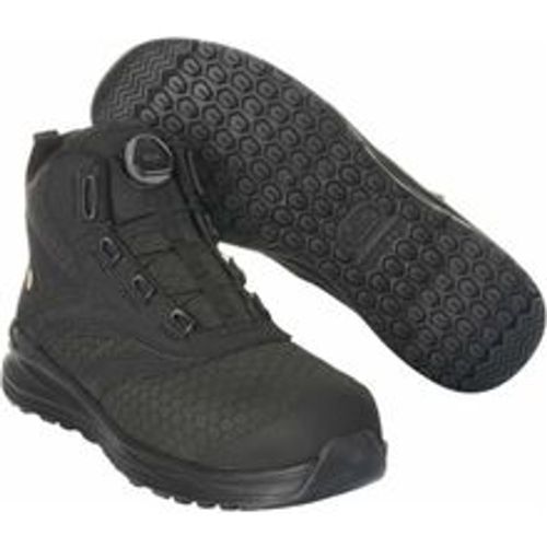 Sicherheitsstiefel S1P mit boa® Sicherheitsstiefelette S1P Sicherheitsschuhe Gr. 44, schwarz/schwarz - Mascot - Modalova