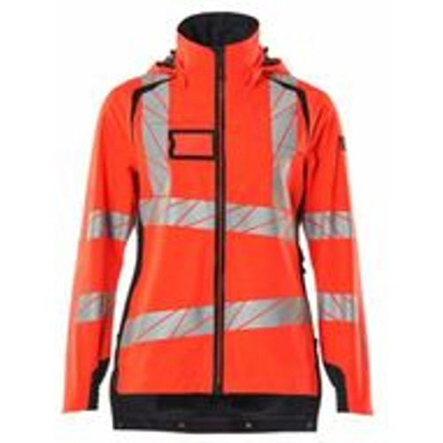 Hard Shell Jacke, Damen, leichtem Futter Jacke Gr. s, Hi-vis rot/schwarzblau - Mascot - Modalova