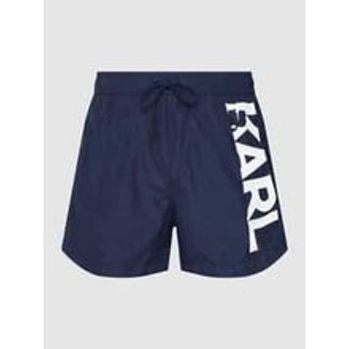 Badehose mit Logo-Print - Karl Lagerfeld Beachwear - Modalova