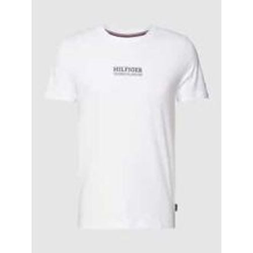 T-Shirt mit Label-Print - Tommy Hilfiger - Modalova