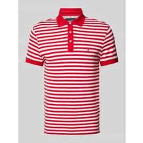 Slim Fit Poloshirt mit Label-Stitching - Tommy Hilfiger - Modalova