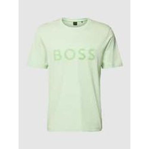 T-Shirt mit Label-Print - BOSS Green - Modalova