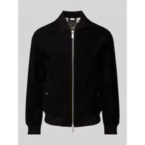 Regular Fit Bomberjacke aus echtem Ziegenleder Modell 'ARCHIVE' - Selected Homme - Modalova